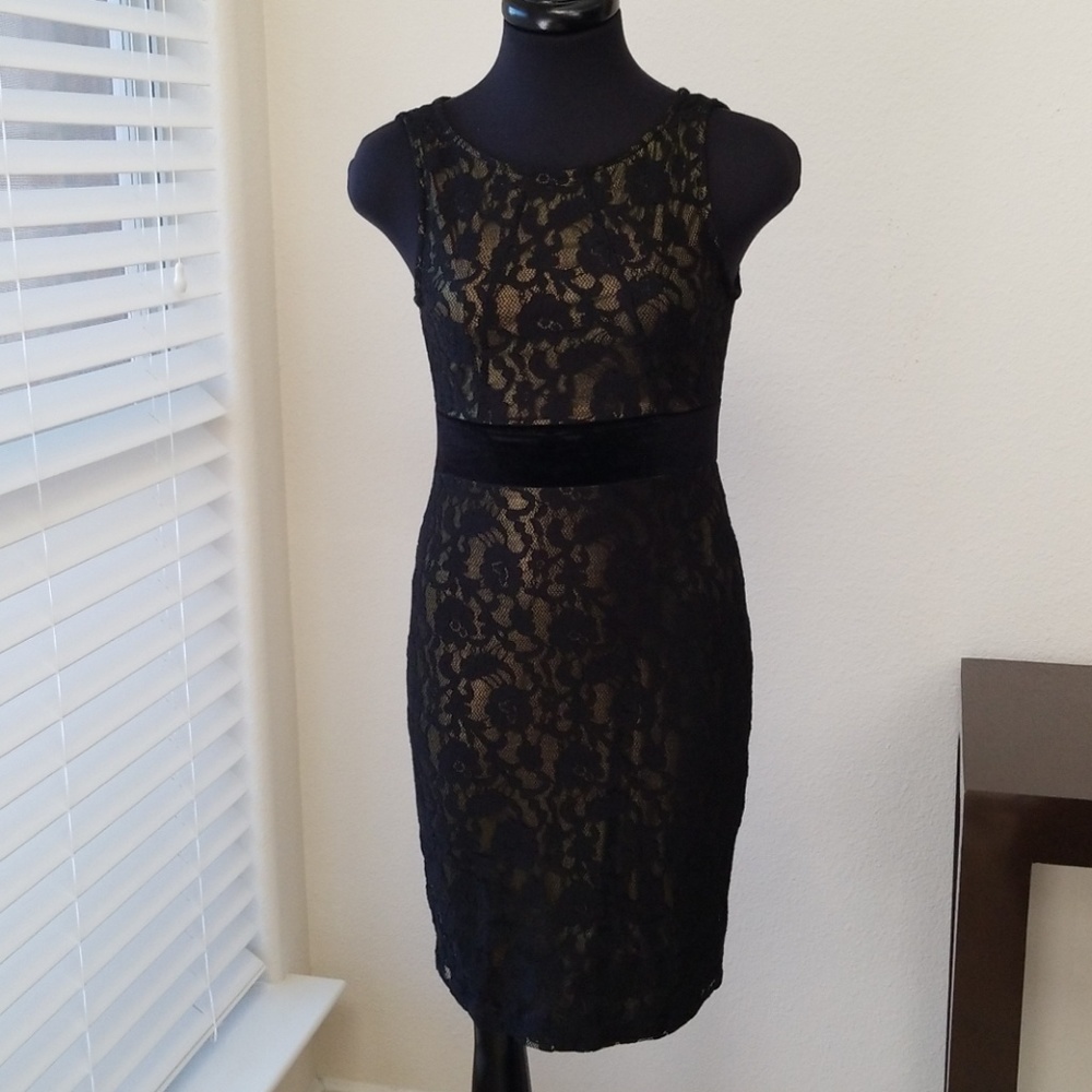 Forever 21 Black and Gold Dress